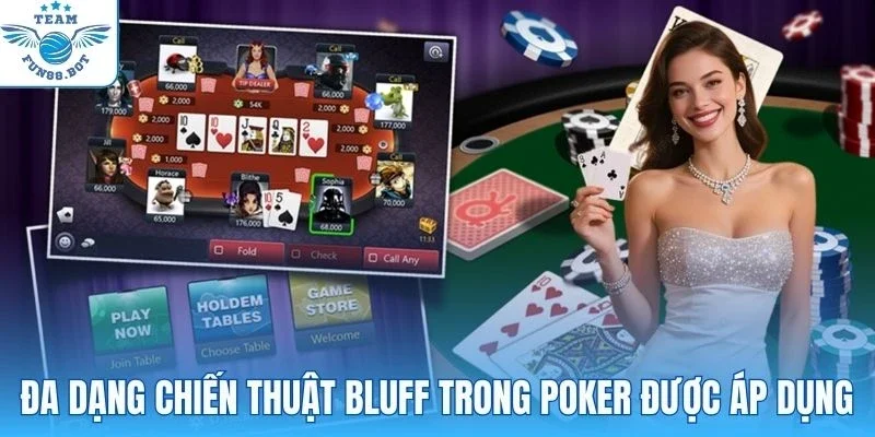 Đa dạng chiến thuật bluff trong Poker được áp dụng